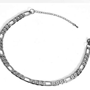 Adjustable Gunmetal Chain Link Choker